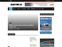 Tablet Screenshot of electric.ie